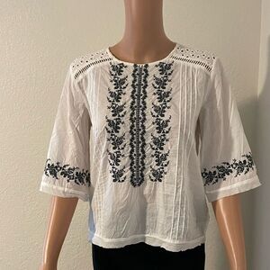 Brora Cotton Blouse - UK 10 (US 6)